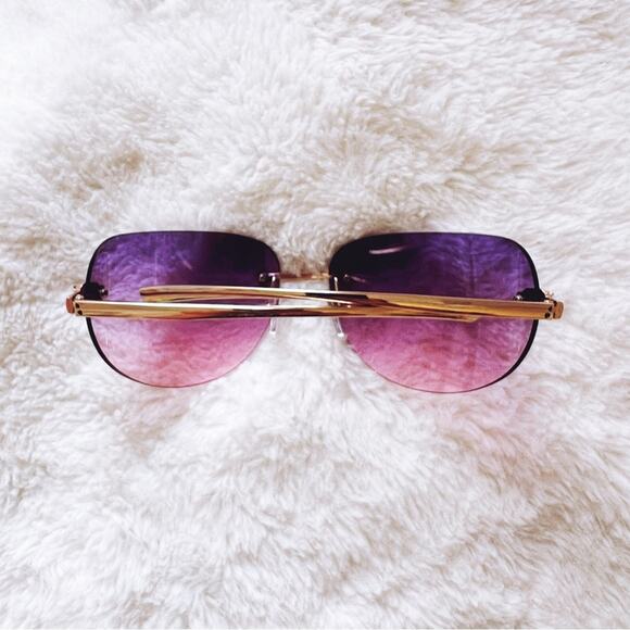 Ophelia Purple Floral Chic Sunglasses - Picture 10 of 10